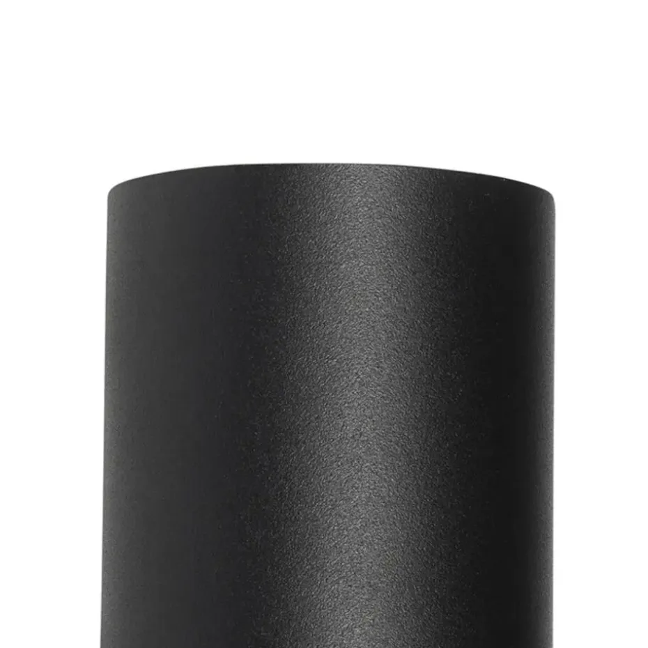 Qazqa wandlampen jeana zwart gu10