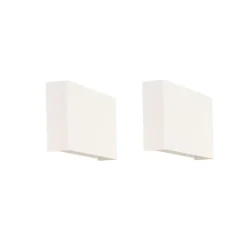 Qazqa wandlampen otan wit g9