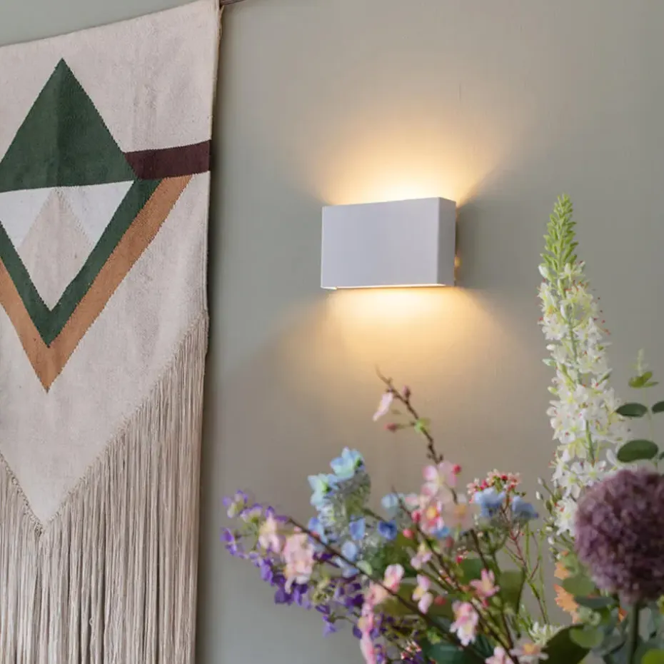 Qazqa wandlampen otan wit g9