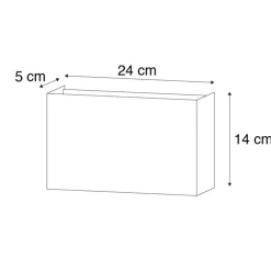 Qazqa wandlampen otan wit g9