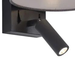 Qazqa wandlampen puglia grijs e27