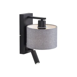 Qazqa wandlampen puglia grijs e27