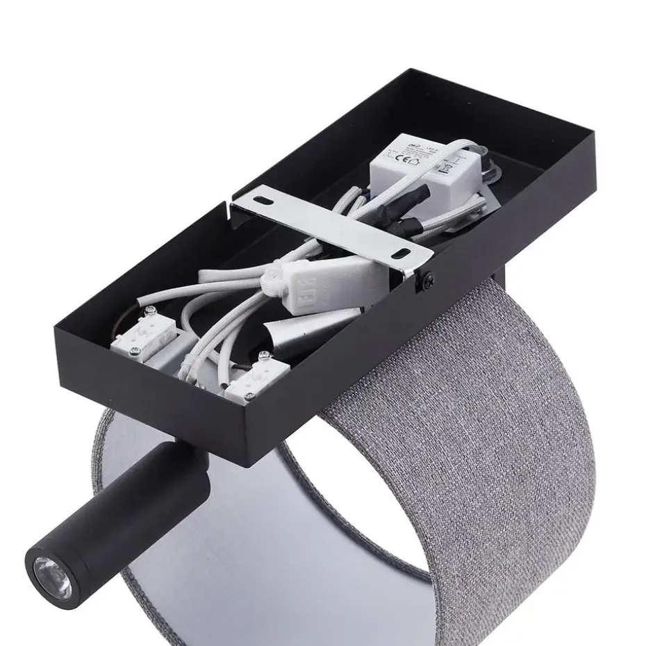 Qazqa wandlampen puglia grijs e27