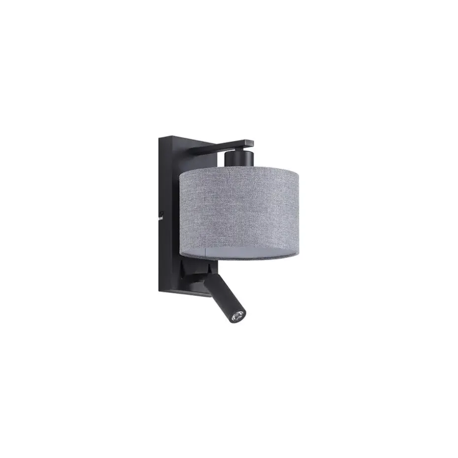 Qazqa wandlampen puglia grijs e27