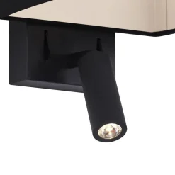 Qazqa wandlampen puglia zwart e27