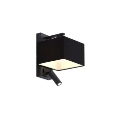 Qazqa wandlampen puglia zwart e27