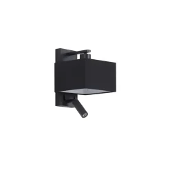 Qazqa wandlampen puglia zwart e27