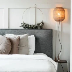 Qazqa wandlampen riki beige e27