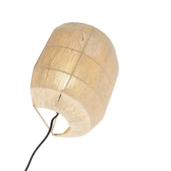 Qazqa wandlampen riki beige e27