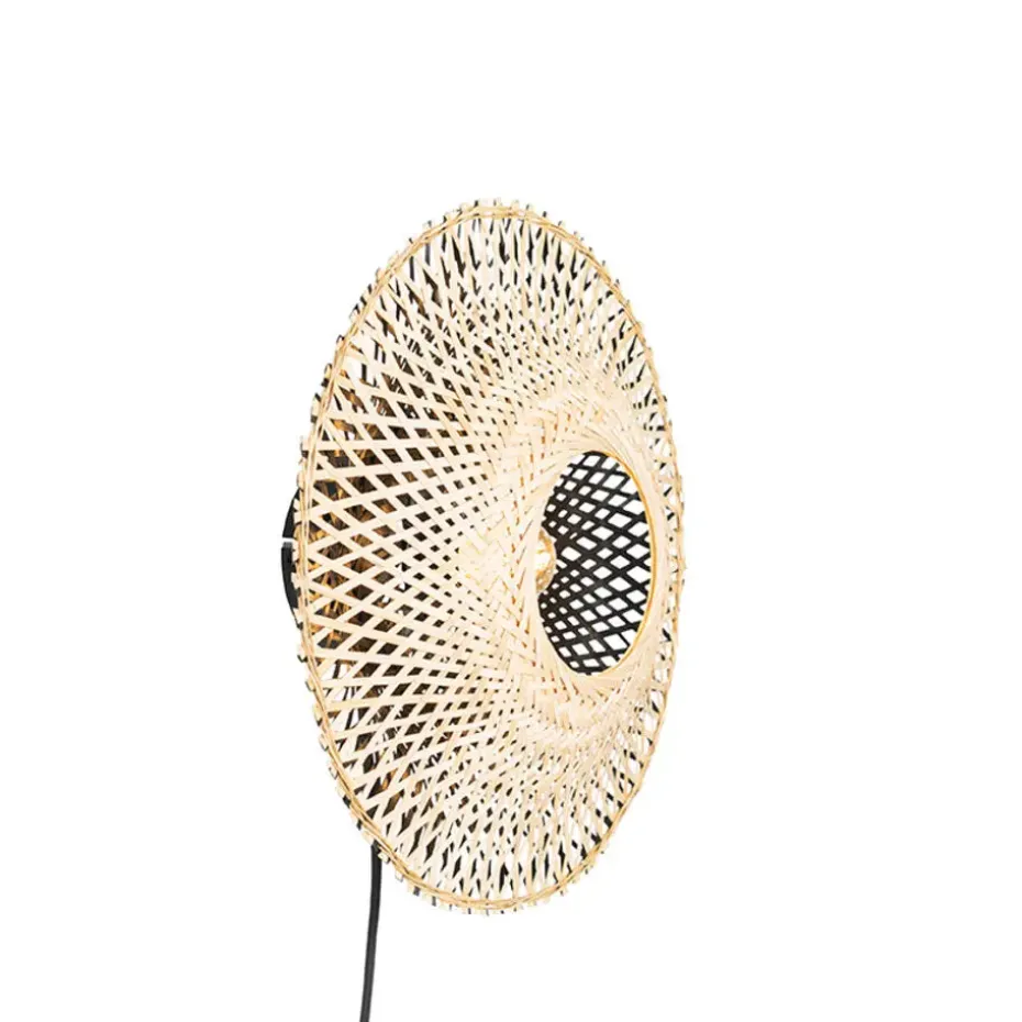 Qazqa wandlampen rina crème e27