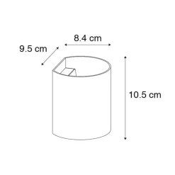 Qazqa wandlampen sabbio zwart g9