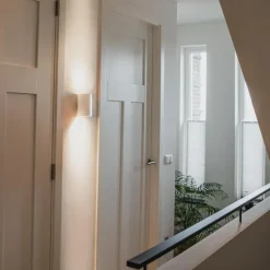 Qazqa wandlampen sabbir wit gu10