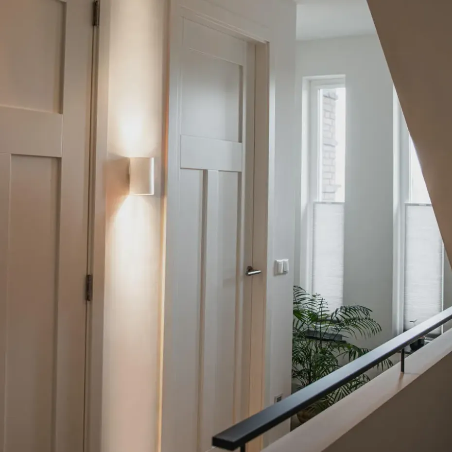 Qazqa wandlampen sabbir wit gu10