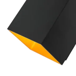 Qazqa wandlampen sola zwart g9