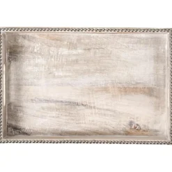 QUENA - Set van 2 dienbladen - Lichtbruin - Mangohout