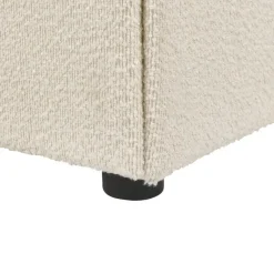 QUILLIEN - Bed met opbergruimte - Beige - 160 x 200 cm - Polyester