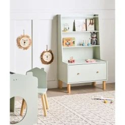 QUILPIE - Boekenkast 3-laags - Lichtgroen - MDF