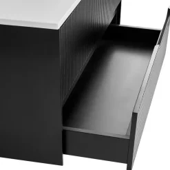 QUINTELA - Badkamermeubel - Zwart - 80 x 52 cm - MDF