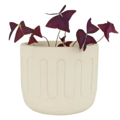 QUVIO Bloempot - Drips - Beton - Beige