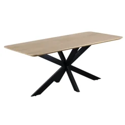 QUVIO Eettafel Sofia - Rechthoekig - FSC®- 180x90 cm - Naturel