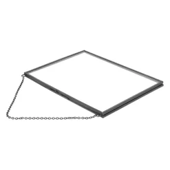 QUVIO Fotolijst met ketting 15 x 20 cm - Antraciet