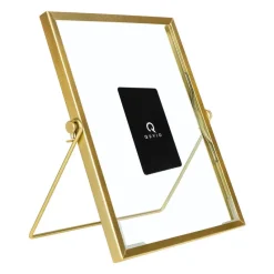 QUVIO Fotolijst staand - 15 x 20 cm - staal - Goud