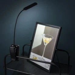 QUVIO Fotolijst staand staal 17,5 x 23 cm (bxh) - Zwart