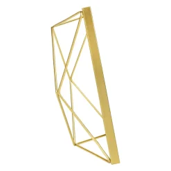 QUVIO Fotolijstje hexagon - 15 x 20.5 cm - staal - Goud