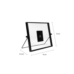 QUVIO Fotolijstje staand - Set van 3 - Zwart