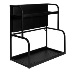 QUVIO Keukenrek deluxe aanrecht - Zwart