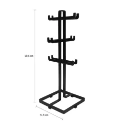 QUVIO Mokken houder - Metaal - Zwart