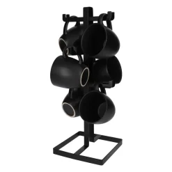 QUVIO Mokken houder - Metaal - Zwart