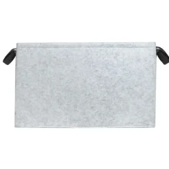 QUVIO Opbergmand Vilt - Grijs - Set van 2