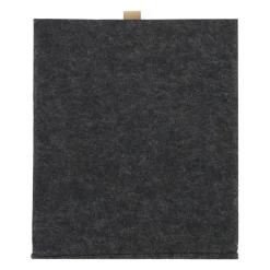 QUVIO Organizer vierkant - 23 x 26,5 cm - Vilt - Donker grijs