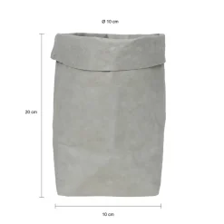 QUVIO Plantenzak uitwasbaar 10x10x20cm - Grijs