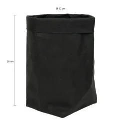 QUVIO Plantenzak uitwasbaar 10x10x20cm - Zwart