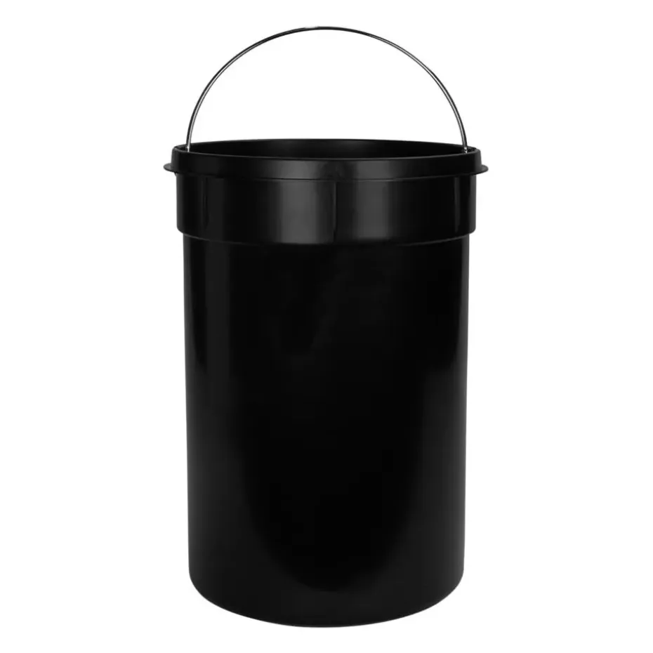 QUVIO Prullenbak retro - 12 L - Metaal - Groen