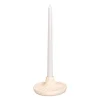 QUVIO Ronde kandelaar - Keramiek - Beige