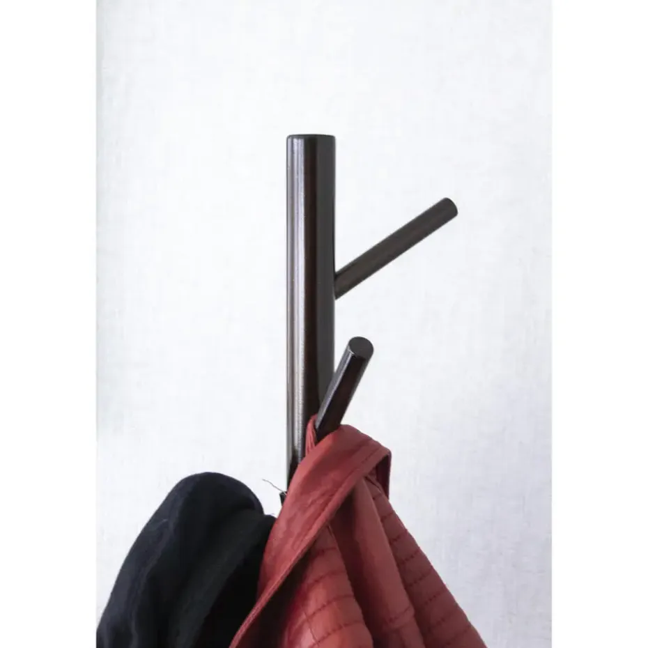 QUVIO Staande kapstok hout bruin