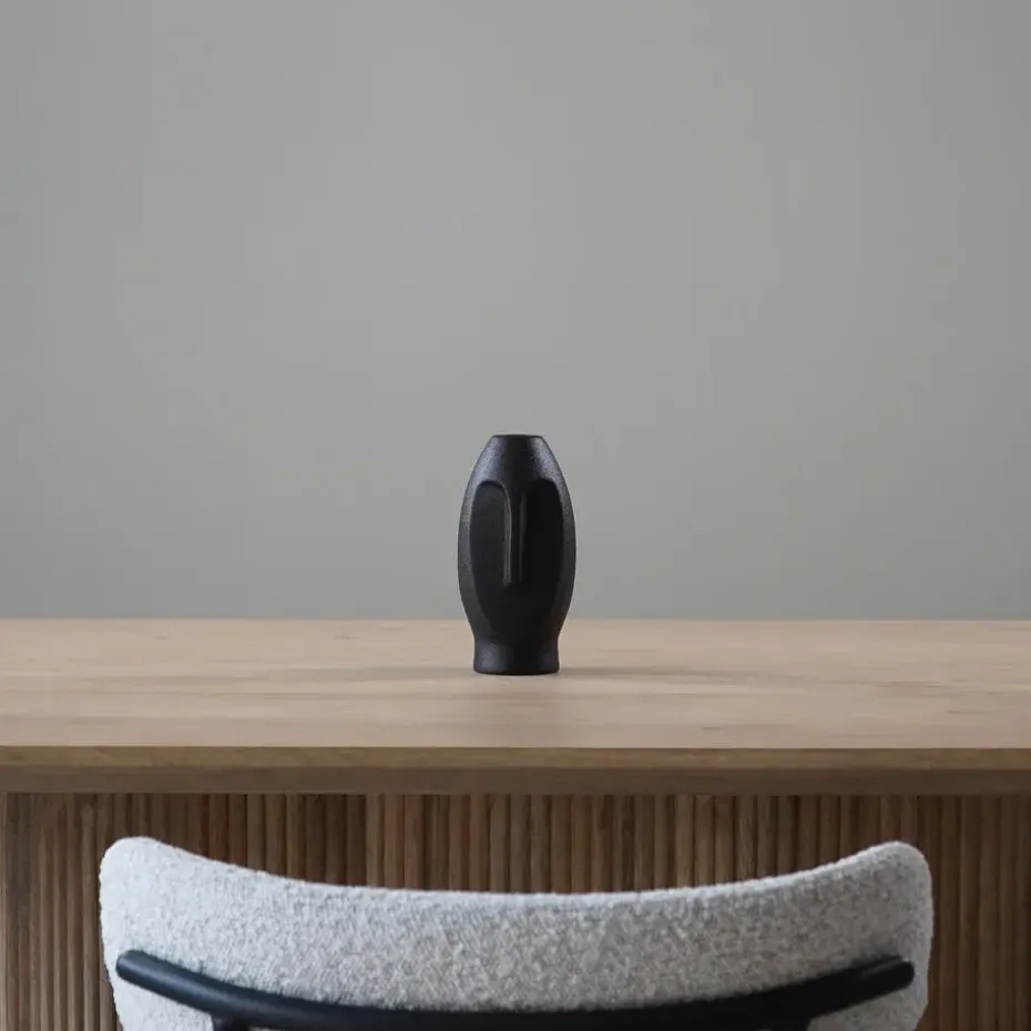 QUVIO Vaas - Abstract - Zwart