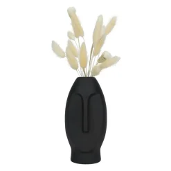 QUVIO Vaas - Abstract - Zwart