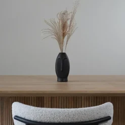 QUVIO Vaas - Abstract - Zwart