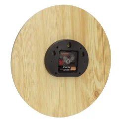 QUVIO Wandklok - Lichthout