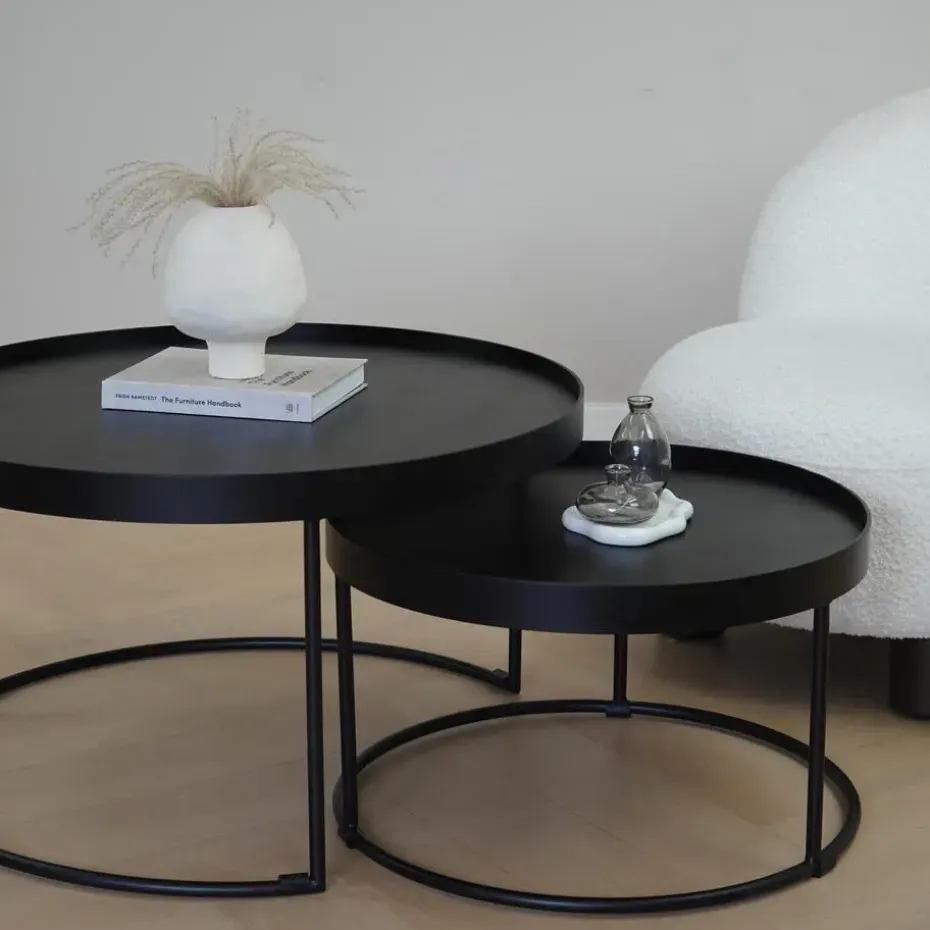 QUVIO Wit dienblad - Organisch - Keramiek - Wit