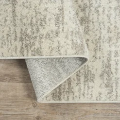 Relax Oslo - Laagpolig Effen Vloerkleed - Creme - 200x200 CM Vierkant