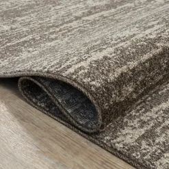 Relax Oslo - Laagpolig Effen Vloerkleed - Bruin - 160x230 CM