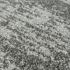 Relax Oslo - Laagpolig Effen Vloerkleed - Grijs - 150 CM ROND