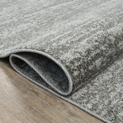 Relax Oslo - Laagpolig Effen Vloerkleed - Grijs - 120x170 CM