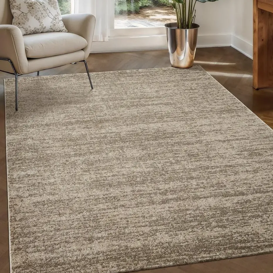Relax Oslo - Laagpolig Effen Vloerkleed - Beige - 200x290 CM