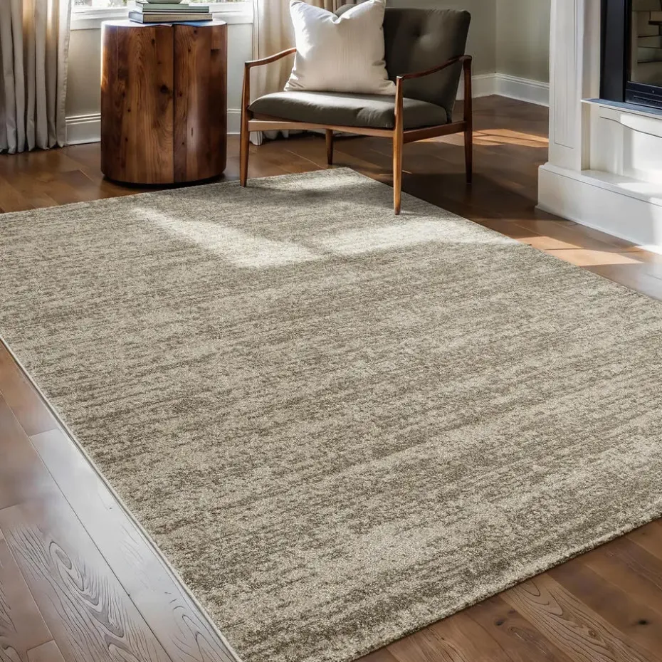 Relax Oslo - Laagpolig Effen Vloerkleed - Beige - 200x290 CM